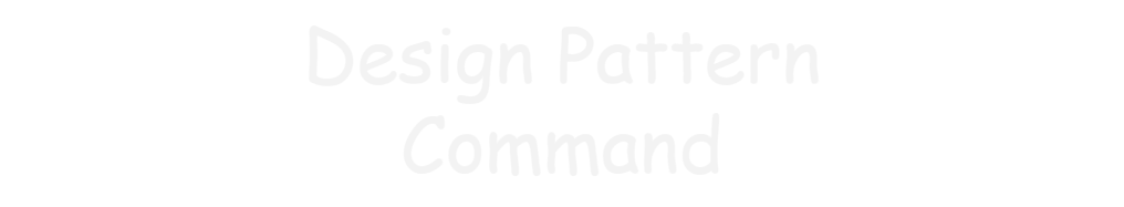 Java Design Pattern - Command Pattern