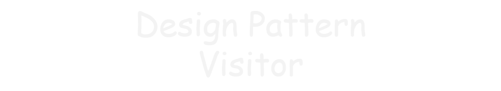 Java Design Pattern - Visitor Pattern