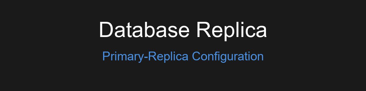 Spring Boot Database Replica Configuration - Primary-Replica 구성과 Read-Write Transaction Routing